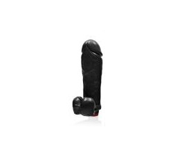  Thick Cock Balls Vibration Black 10 Inches  